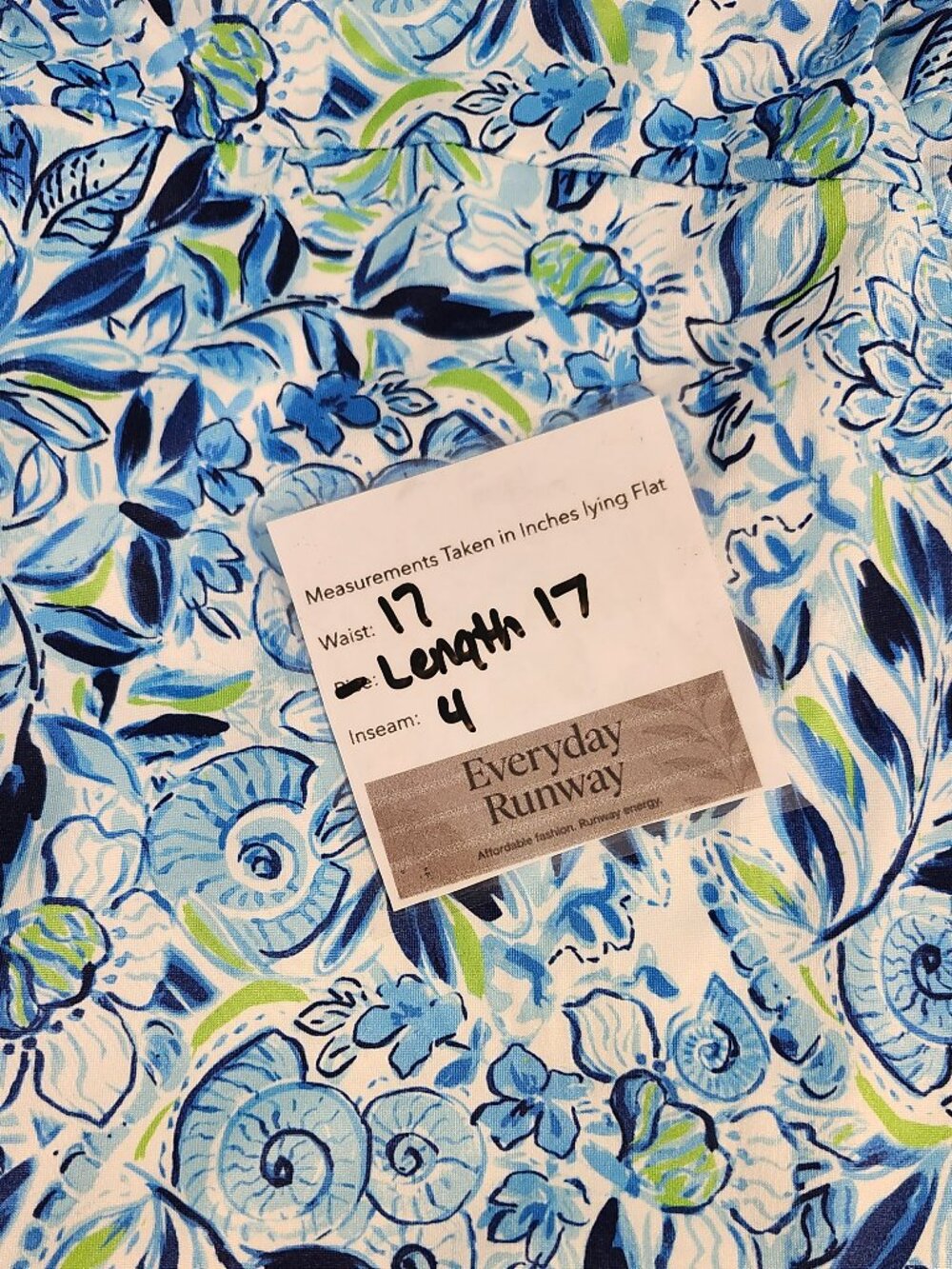 tella Parker Sport Blue Floral Skort – Size Large - Tennis or Golf - Picture 8 of 8